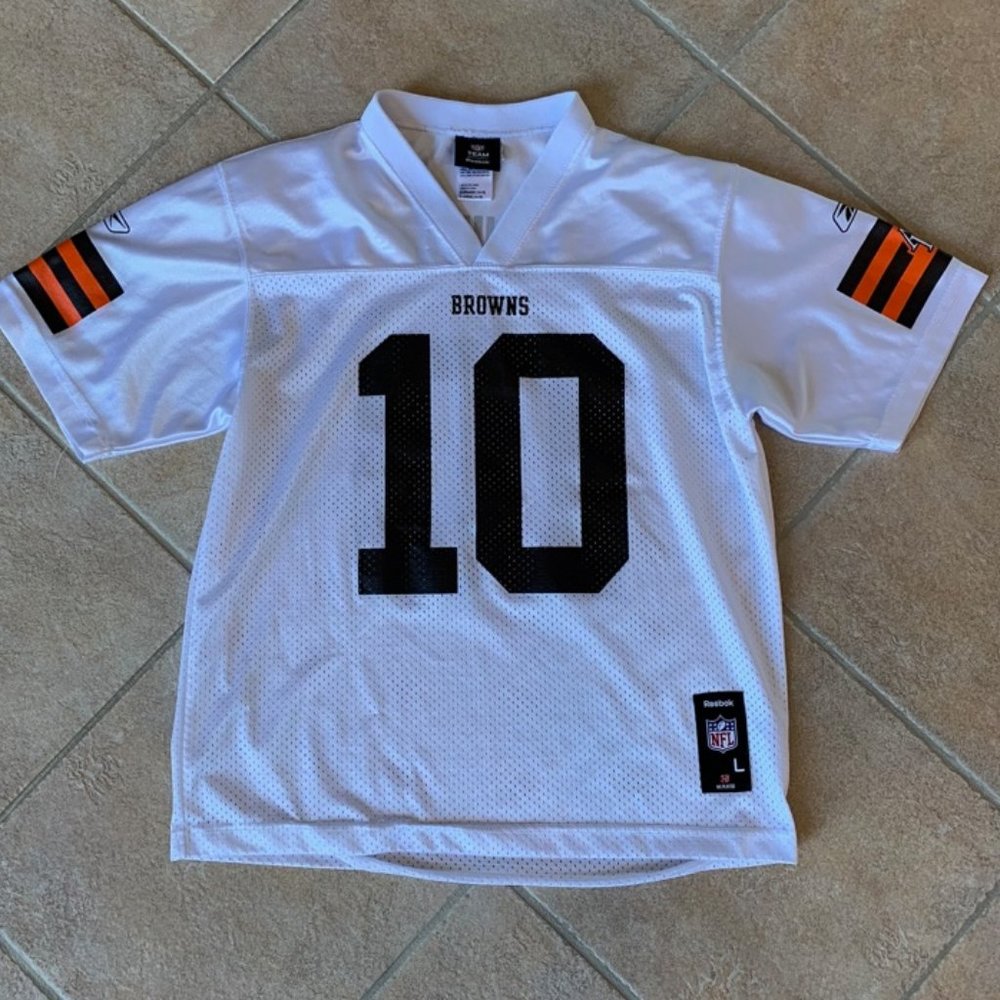 Reebok Brady Quinn - Cleveland Browns jersey Sz YL